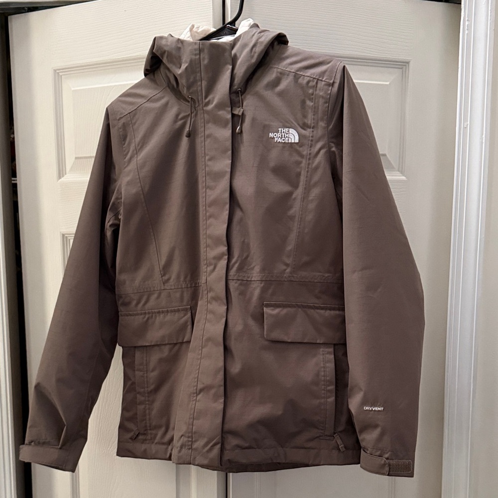 The North Face Triclimate Jacket in Taupe Brown